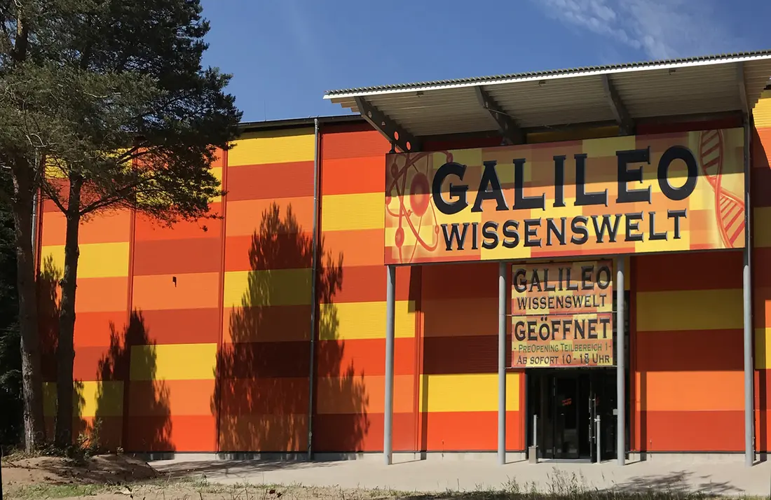 Galileo Wissenswelt in farbenfroher Gestaltung