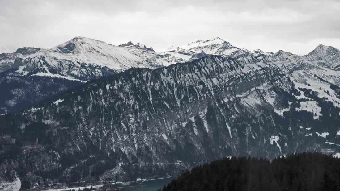 Panorama mit Eiger, Mönch, Jungfrau