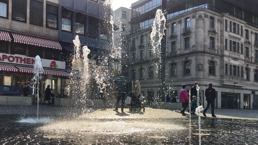 Wasserspiele am Rathenauplatz