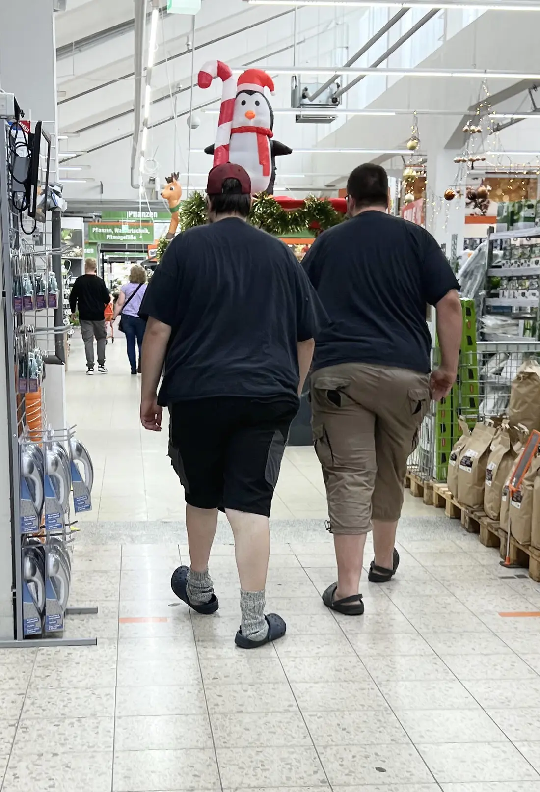 Im Baumarkt gibt's alles