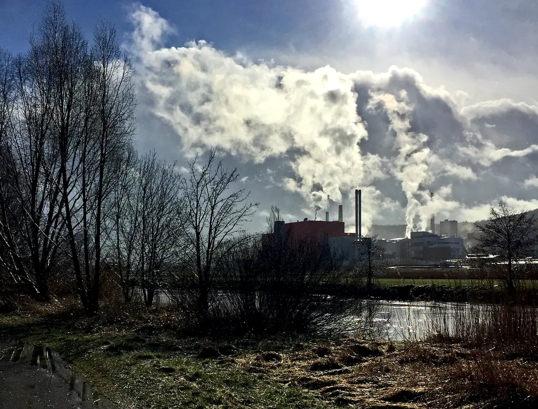 Blockheizkraftwerk Heringen - nach einem Graupelschauer-2