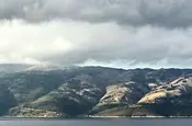 Blick von Ithaka auf Kefalonia