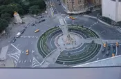 Blick auf den Columbus Circle