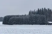 Strohballen auf Alm bei Bad Tölz