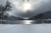 Der Reschensee