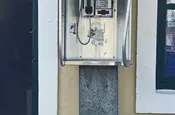 Telefonzelle in Vathi