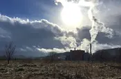 Blockheizkraftwerk Heringen - nach einem Graupelschauer-1