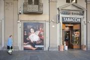 Ein Tabakgeschäft in Turin