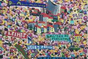 Hauswandbild in Leipzig: Wir sind das Volk